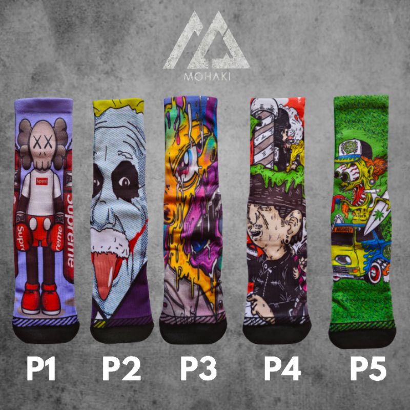 GROSIR KAOS KAKI MOTIF | KAOS KAKI FULL PRINT | KAOS KAKI OLDSCHOOL | KAOS KAKI SKATE