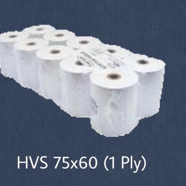 

KERTAS HVS STRUK KASIR PANDA 75x60mm PAPER ROLL 1 Ply Isi 10 Roll !