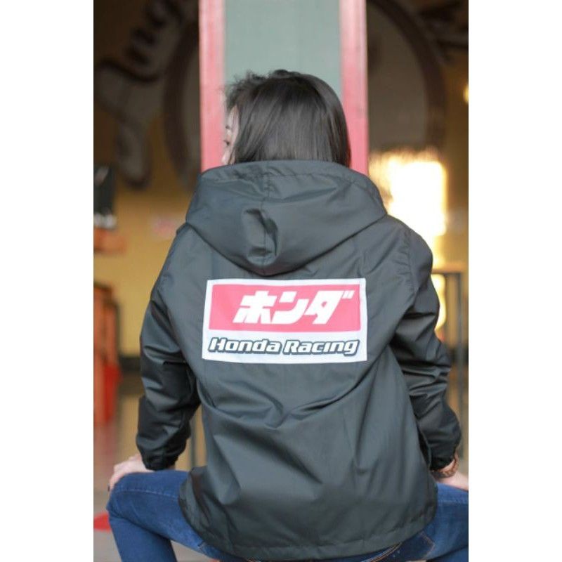 (BAYAR DI TEMPAT) JAKET HONDA RACING / JAKET CB RACING PARASUT ORIGINAL..