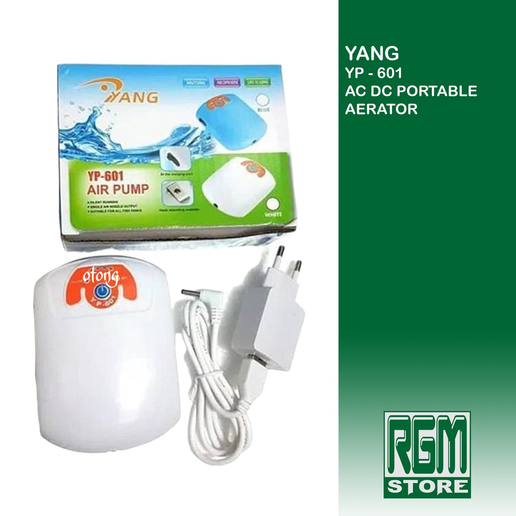 YANG YP - 601 YP601 AC DC aerator mesin gelembung Udara Aquarium aquascape murah