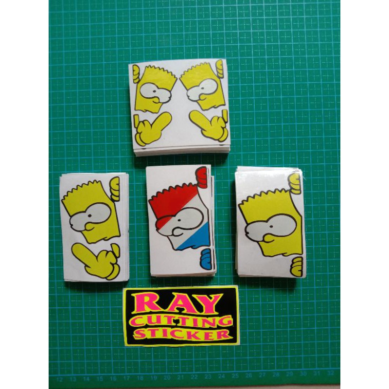 

sticker cutting simpson
