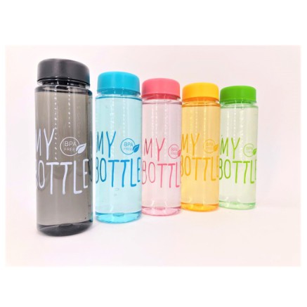 ✅COD MY BOTTLE Botol Minum Transparan Infuser Water + Gratis Sarung Busa BPA