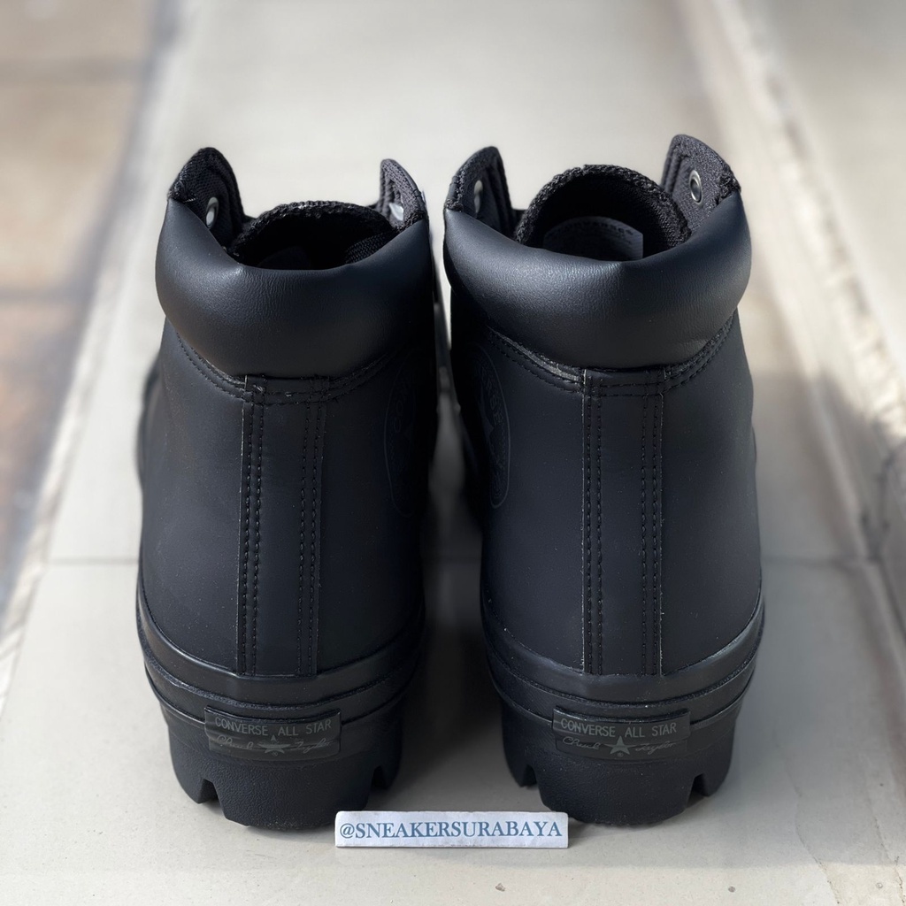 Converse All Star 100 Workboot Chunk Hi Black