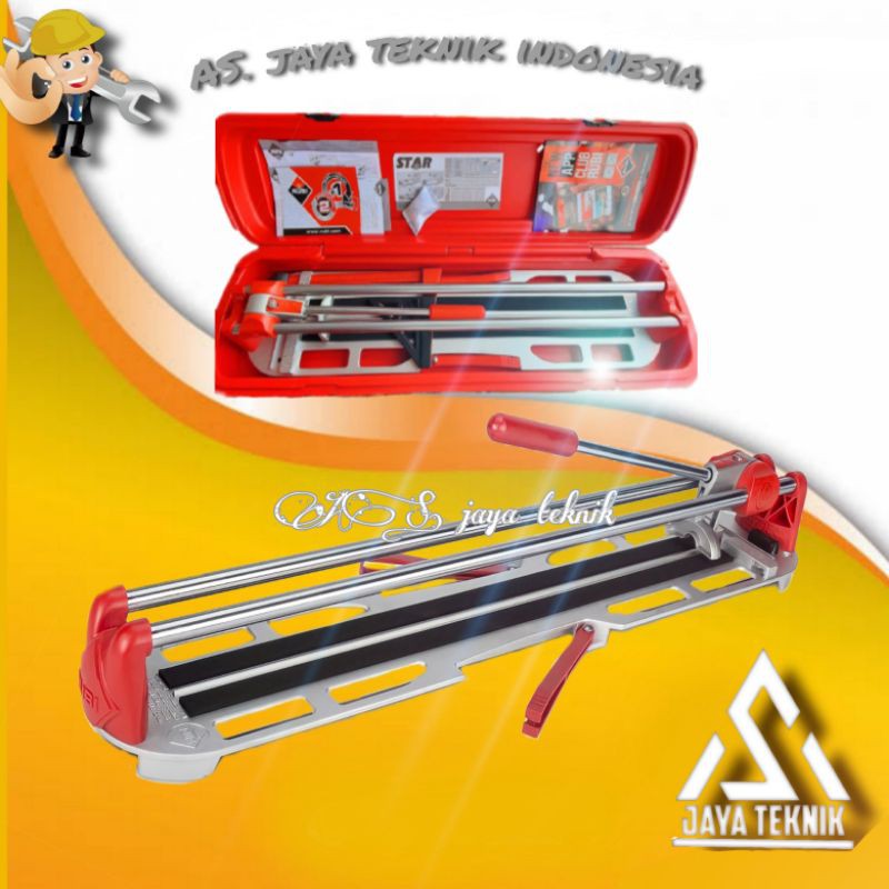 (AS) tile cutter Rubi granit 60 cm - alat potong manual berkualitas