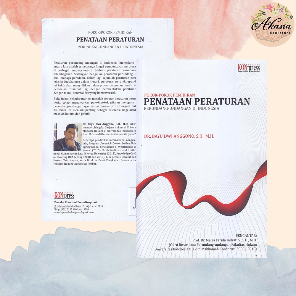 Buku  Pokok-Pokok Pemikiran Penataan Peraturan Perundang-Undangan Di Indonesia