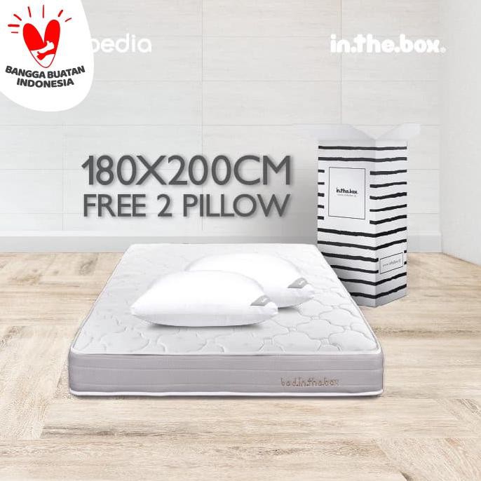 KASUR SPRING BED IN THE BOX inthebox King size 180x200