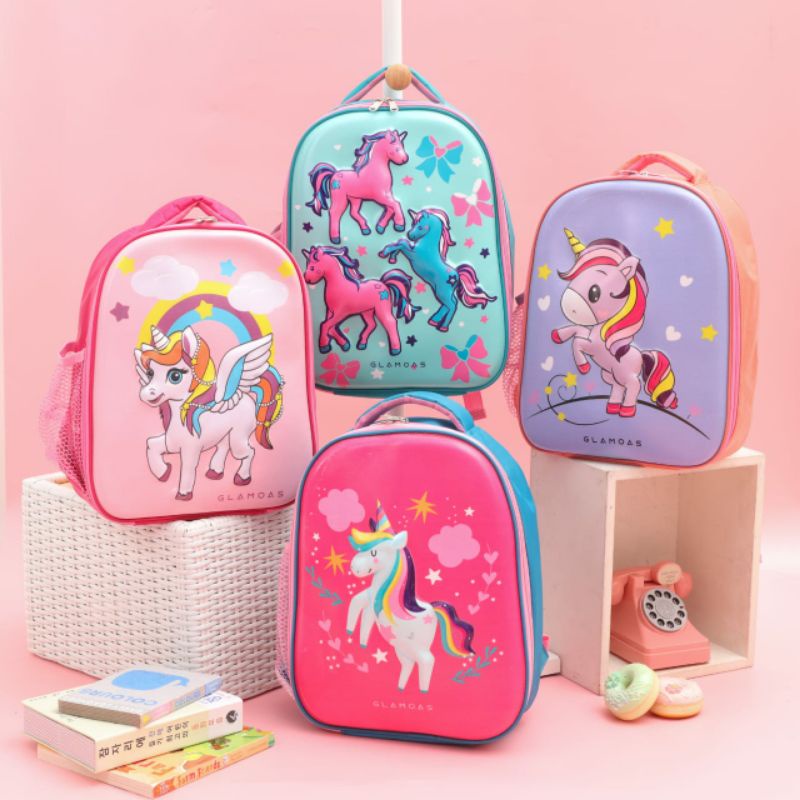 

Tas anak Karakter Unicorn & Dino