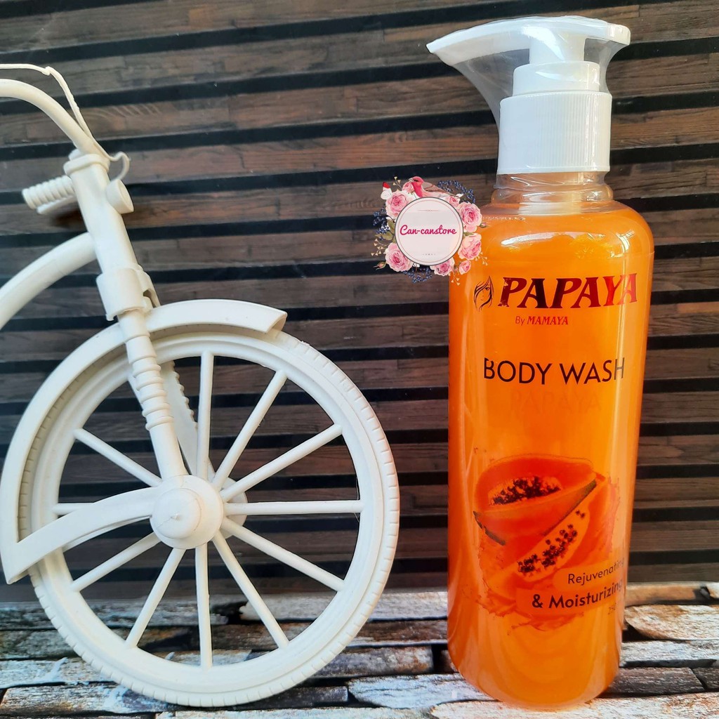 PAPAYA BY MAMAYA BODY WASH / BODY WASH PAPAYA / SABUN MANDI CAIR 250 ML