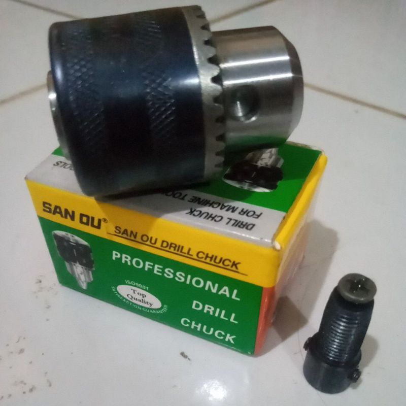 Kepala Bor Chuck Motor 775 Mata 1.5-10mm Connector Mesin Drill