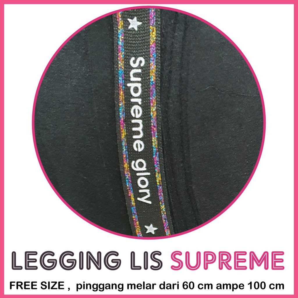 Legging SUPREME / GIVENCHL / Legging jumbo wanita / Legging import wanita / Leging HW