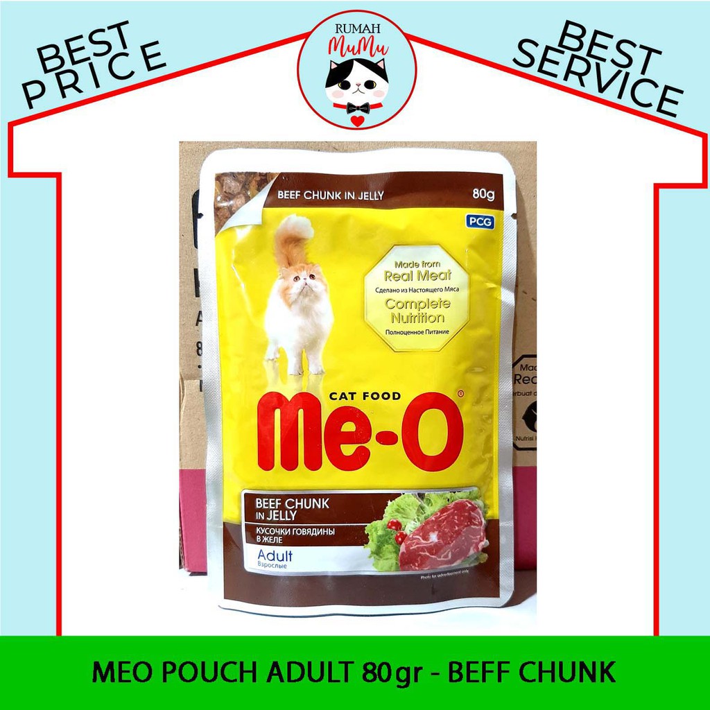 MAKANAN KUCING ADULT MEO POUCH 85gr ALL VARIANT