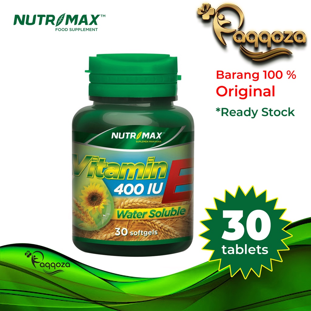 Vitamin E 400 IU Water Soluble Nutrimax Vitamin Kulit Cerah