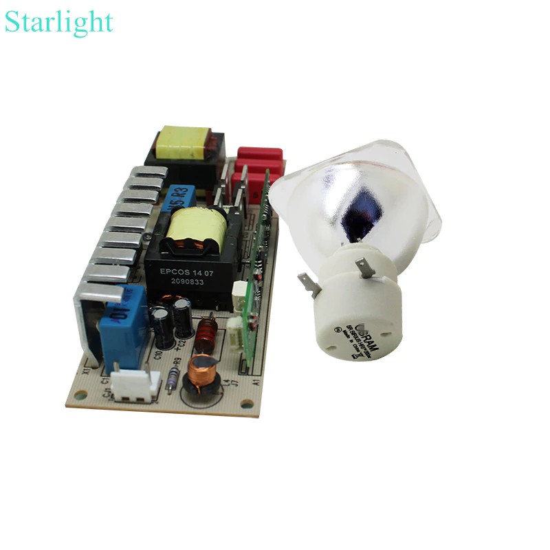 IMPORT Hot Sales 5R 200W Metal Halide Lamp moving beam lamp with ballast 200 beam 200SIRIUS HRI200W