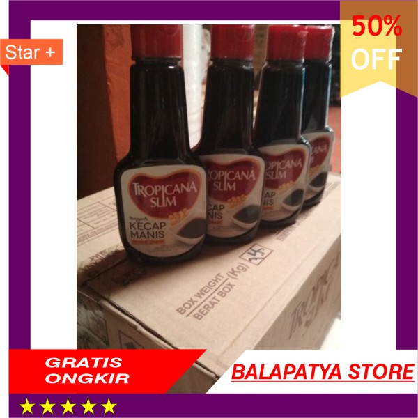 

STOK SISA 9 SAJA ! BURUAN !!! Tropicana Slim Kecap Manis Diet 200ml