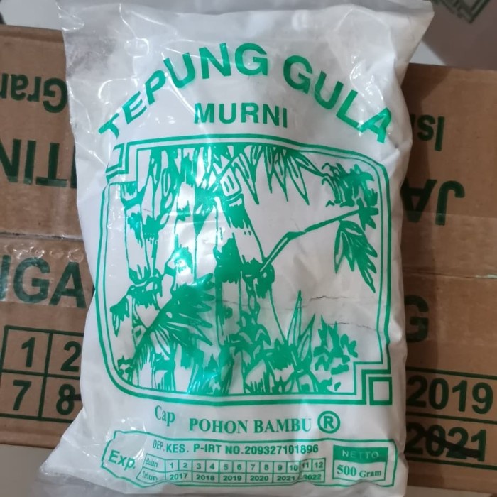 

Ds11D0 Tepung Gula Halus Murni Cap Bambu ½Kg/500Gr G6040B