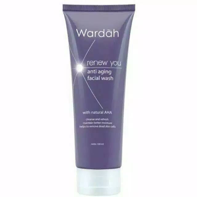 ❤️ GROSIR ❤️ Wardah Renew You Facial Wash 100ml - Pembersih Wajah dengan Natural AHA dan Non Soap