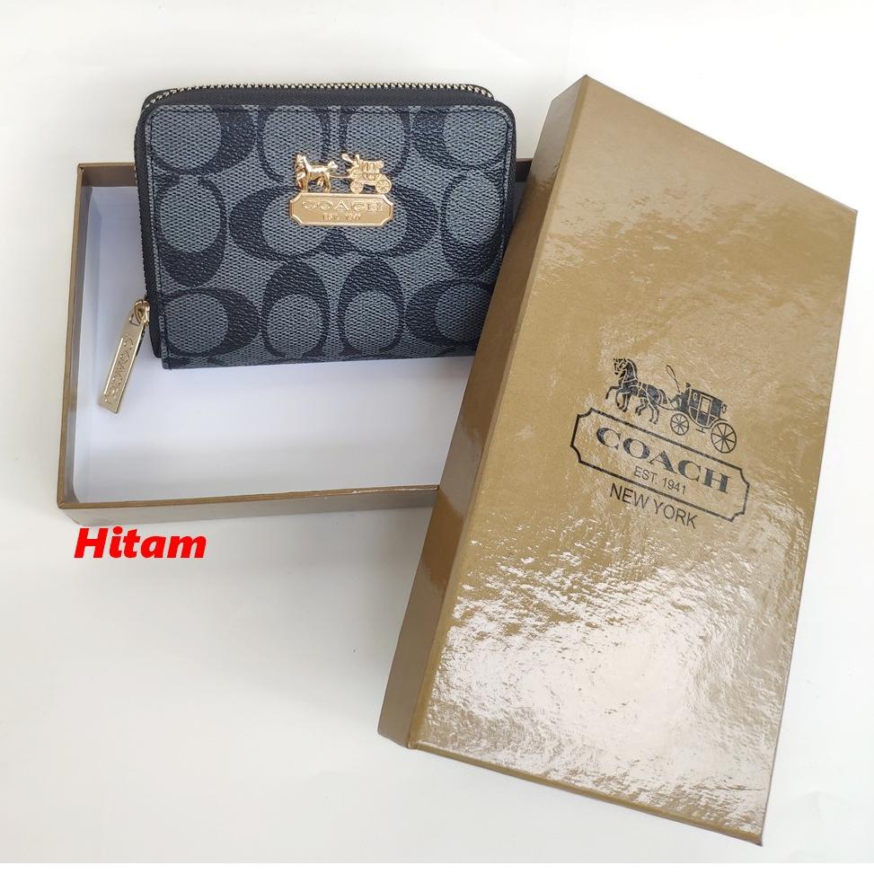 [KODE 6PT78] Dompet Coach Mini Import Free Box / Dompet Kartu Coach