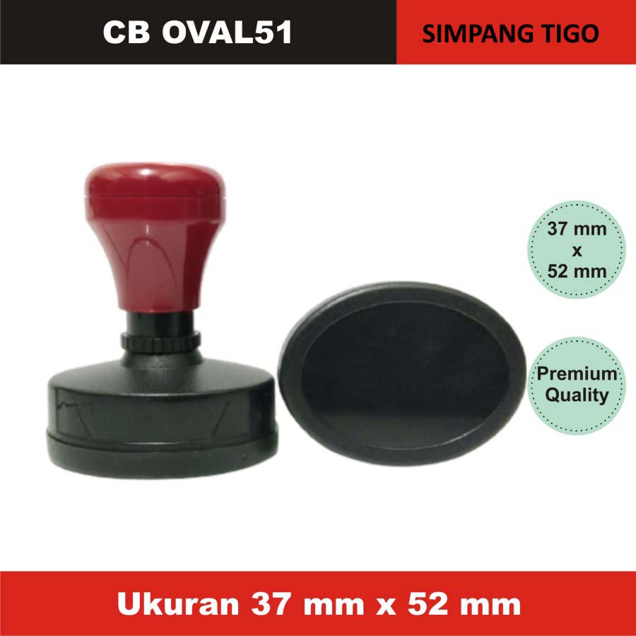 

Gagang Stempel Flash CB Oval 51