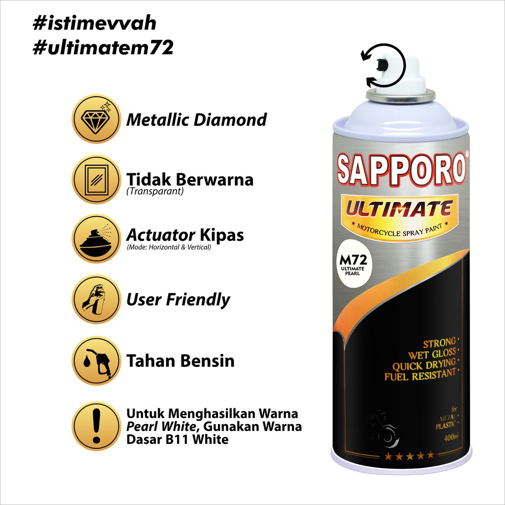 SAPPORO ULTIMATE Ultimate Pearl M72 400 ml