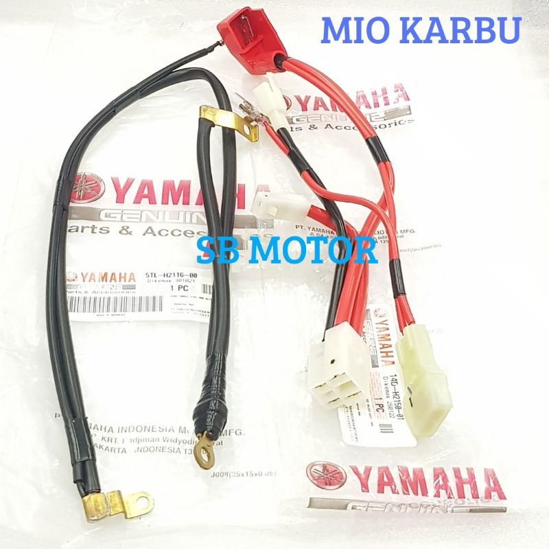 Jual KABEL AKI POSITIF PLUS NEGATIF MINUS SOKET BENDIK MIO SMILE MIO