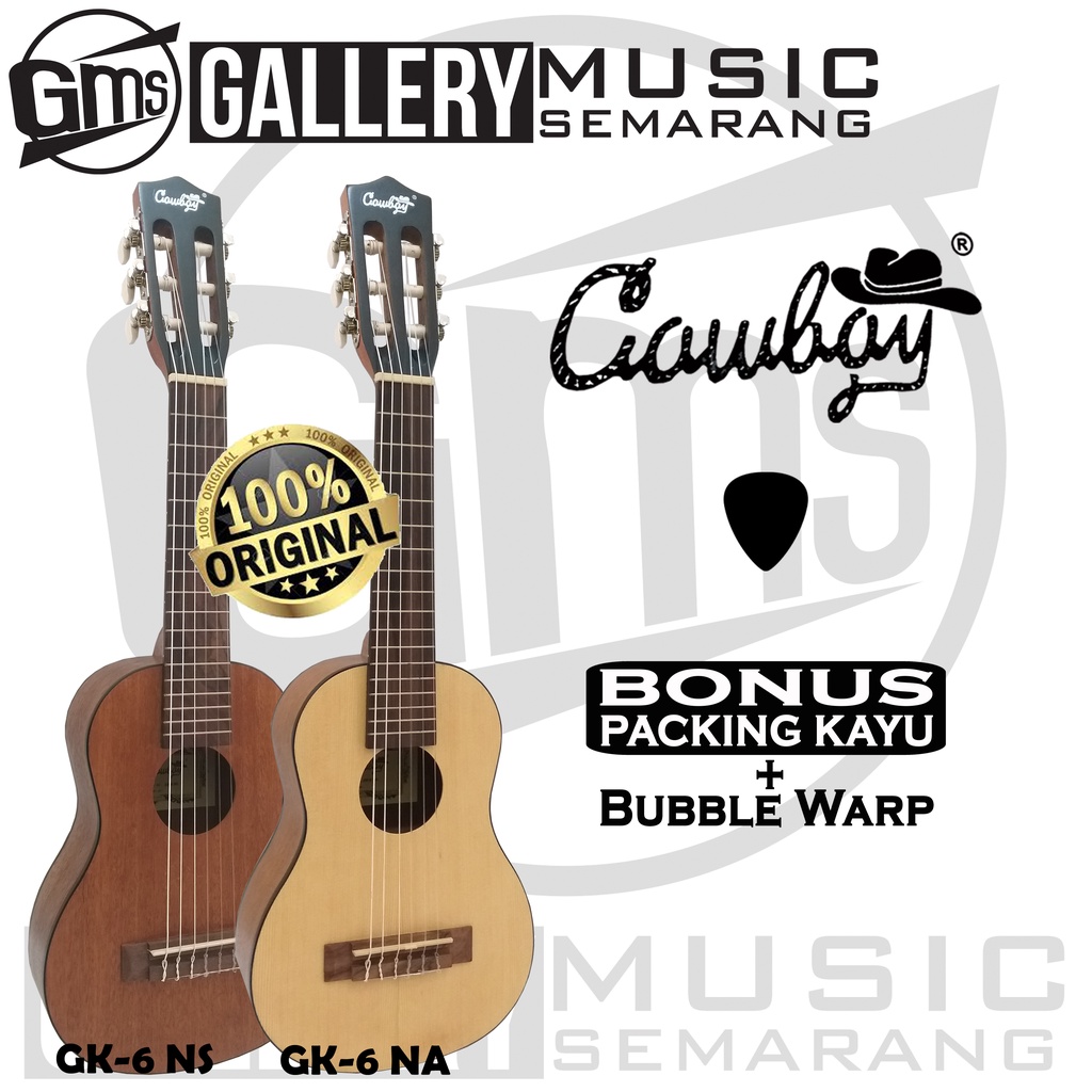 Guitalele Cowboy Original GK-6 NA GK 6NS Gitar Guitalele Import Merk Cowboy Original