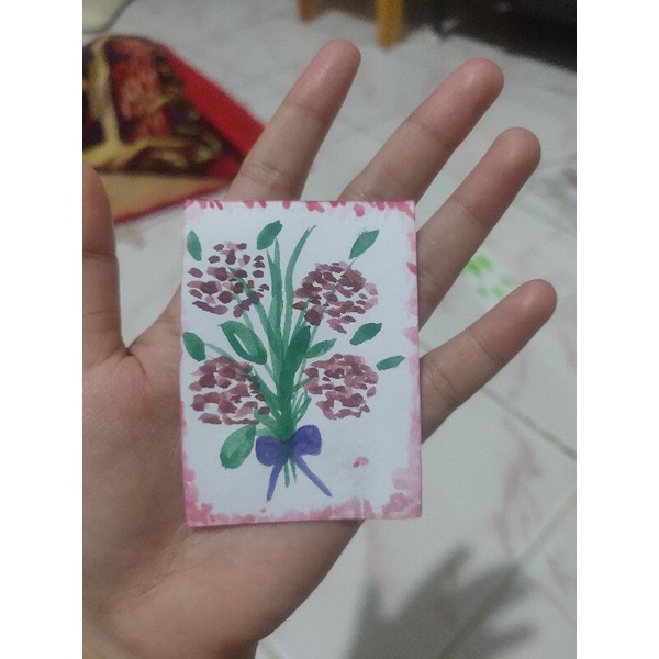 

Bookmark Handmade Pembatas Buku Lukis Hisan Lukis Mini