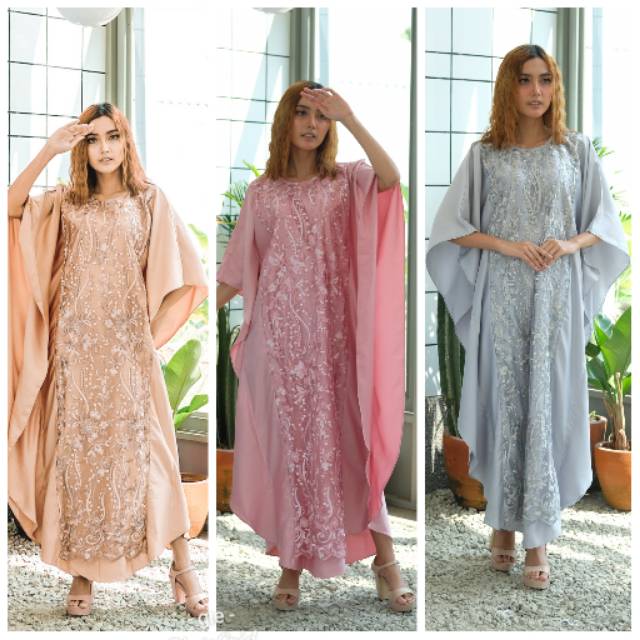 PREMIUM KAFTAN DRESS (MODEL:LUNA) || DRESS MUSLIM || GROSIR KAFTAN TANAH ABANG