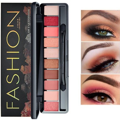 LAMEILA 10 COLOURS EYESHADOW FASHION PALETTE / LA MEI LA EYESHADOW