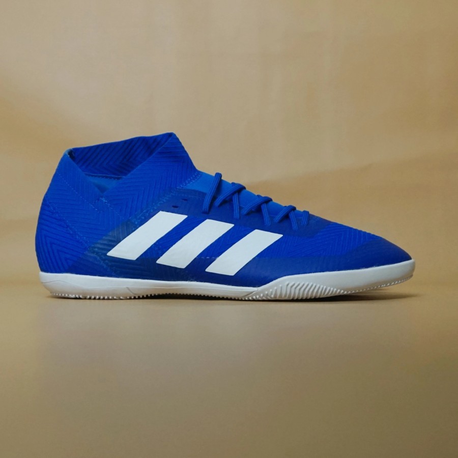 Sepatu Futsal Adidas Nemeziz Tango 18.3 IN Blue / White Original BNIB