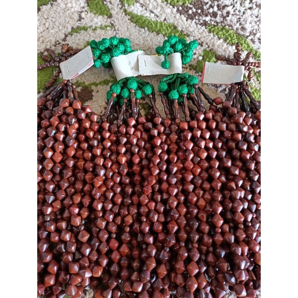 TASBIH 33 AREN/WAJIK KAUKAH/KOKA UKURAN 9 mm( POTO ASLI TAMPA EDIT)