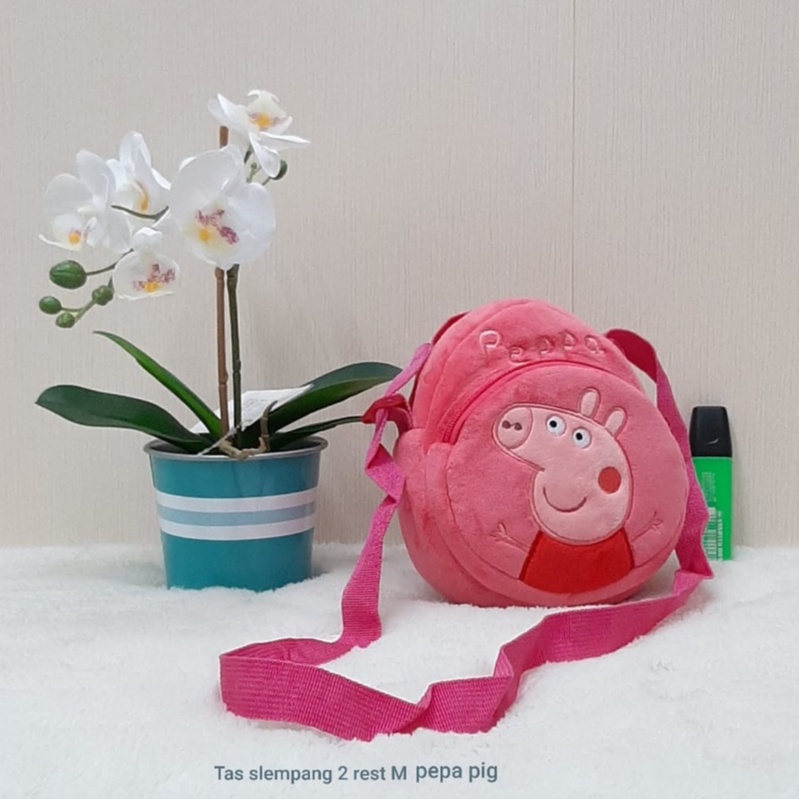 Toysopedia Tas Selempang Unicorn 2restleting Peppa/slingbag hp/tas selempang anak perempuan