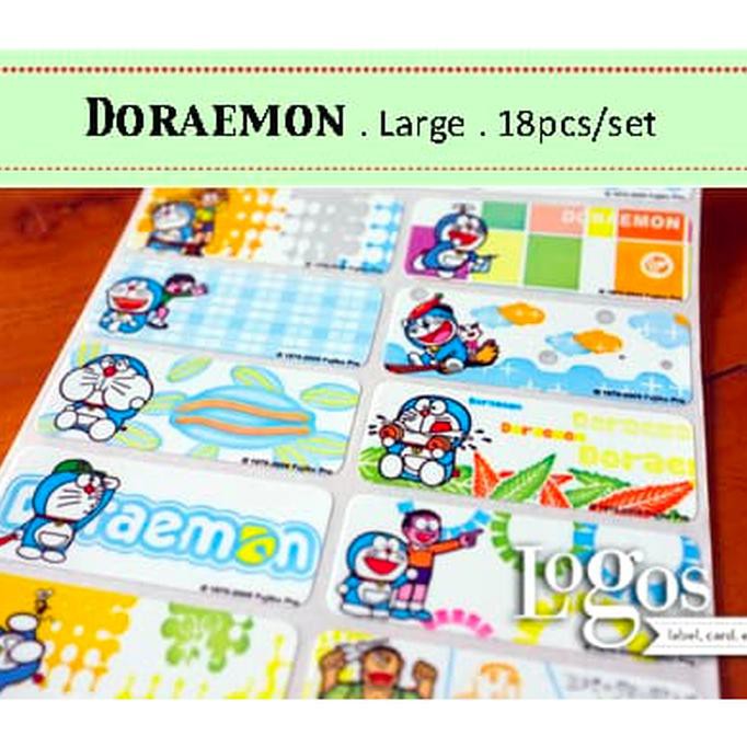 

Diskon Doraemon Large Label Nama Waterproof. Sticker Karakter Nobita, Jepang Kualitas Baik
