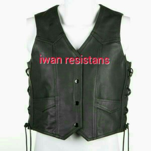 Rompi Kulit Sintetis,Rompi kulit pria ,rompi kulit motor, jaket rompi