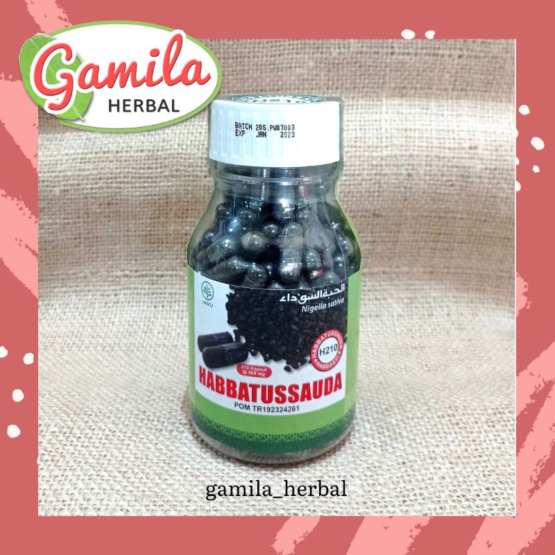 HABBATUSSAUDA SERBUK ISI 210 KAPSIL / HABBATUSSAUDA HABBASYI SERBUK