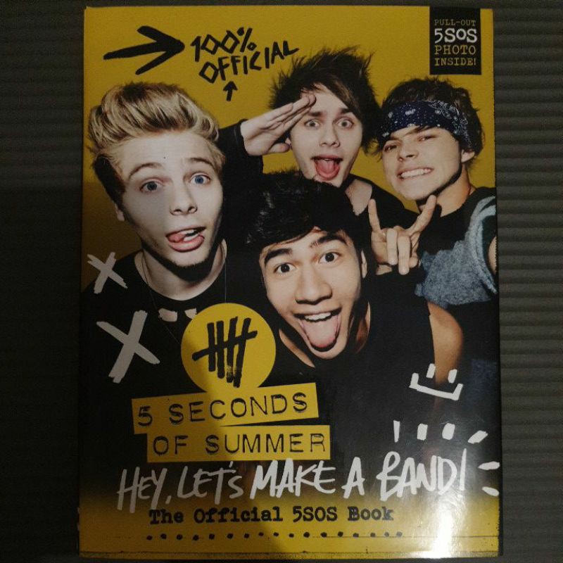 5 SECONDS OF SUMMER BOOK OFFICIAL - PRELOVED