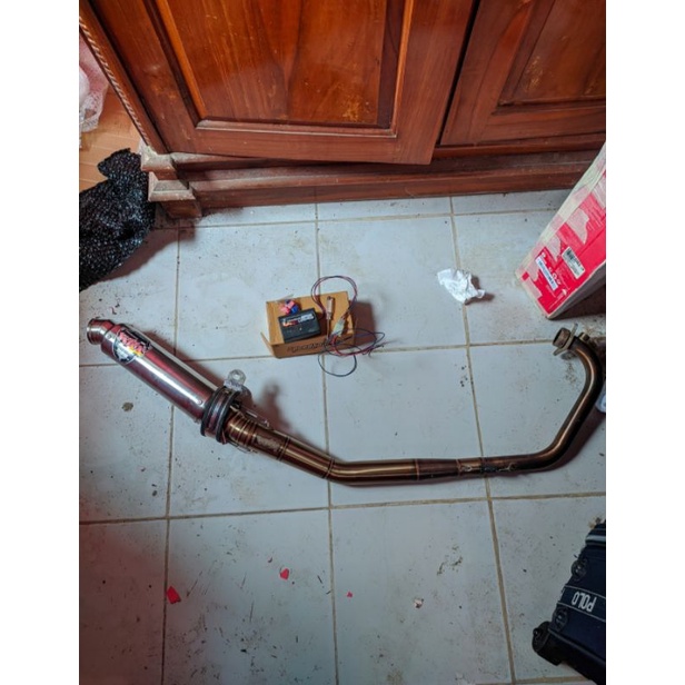 Pipa Header wrx k150 satria fu injeksi (HEADER ONLY/HANYA PIPA)