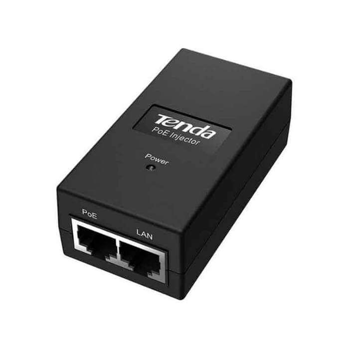 Tenda 100Mbps PoE Injector, Compatible With IEEE 802.3Af - POE15