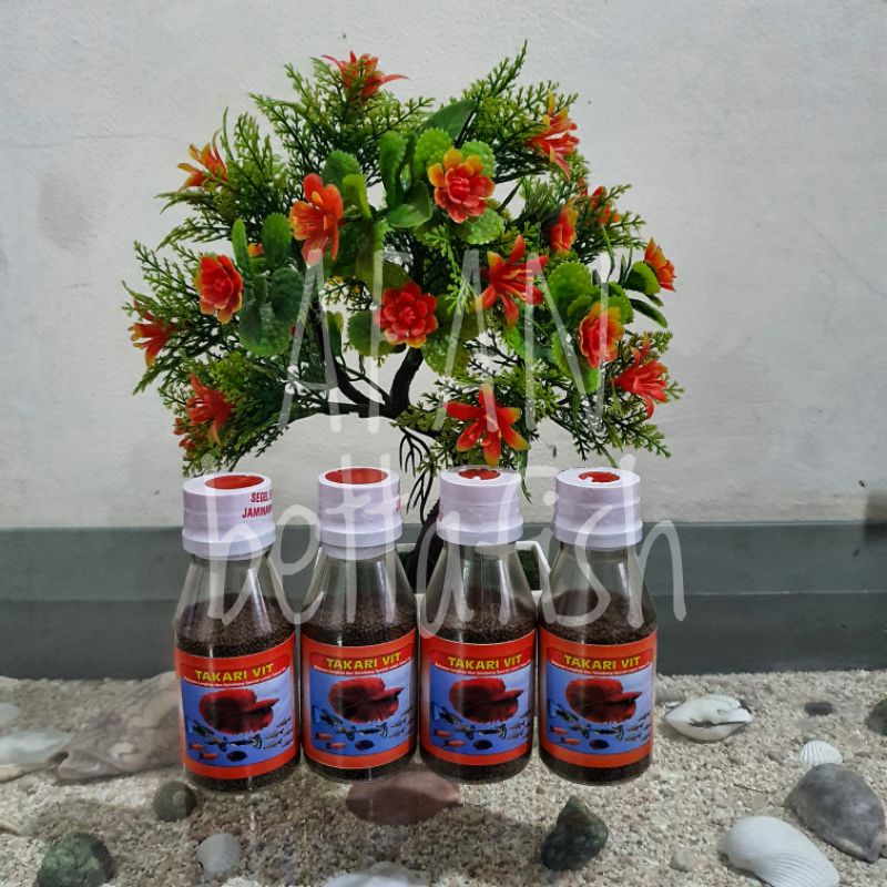 Pakan Makanan Ikan Cupang Guppy Hias Takari Vit TakariVit