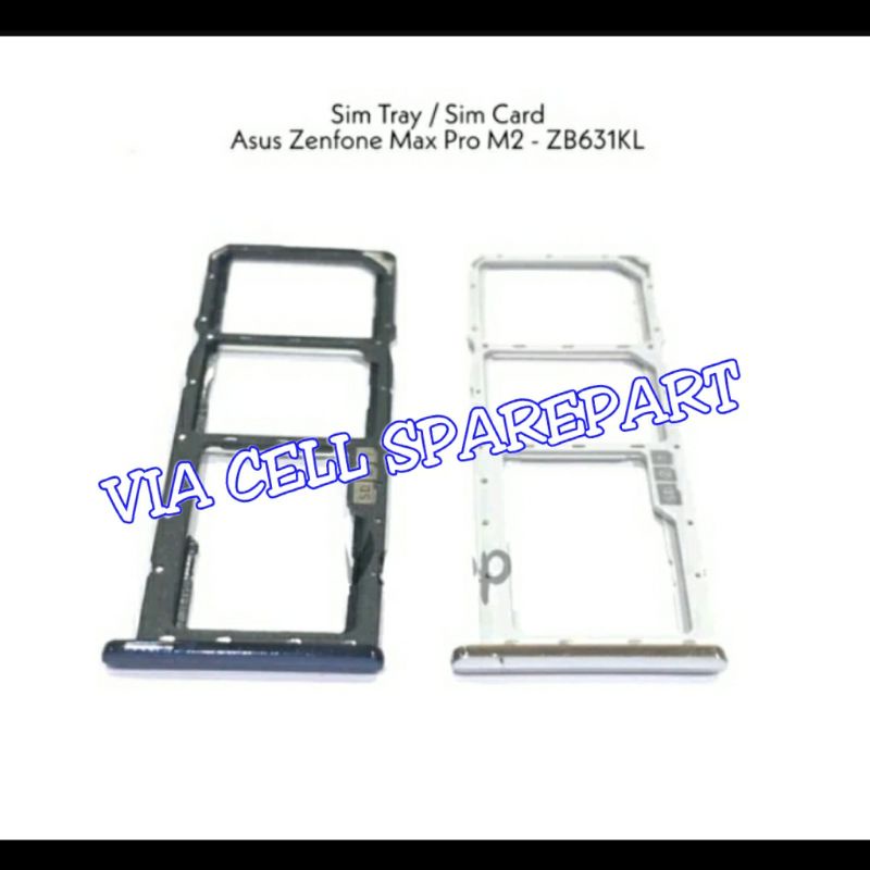 Sim Tray Sim Lock Slot Simcard Tempat Kartu Sim Asus Zenfone Max Pro M2 ZB631KL