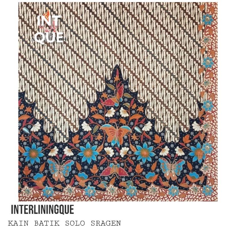 Kain Batik Solo Sragen Katun Halus Sinaran Tidak Luntur BC01-M17