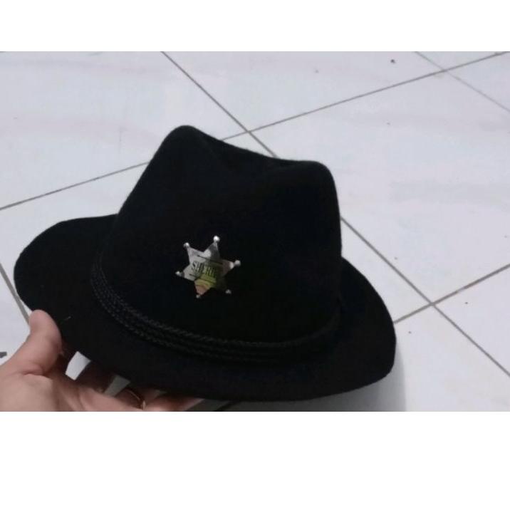 Terbagus.. pin bintang aksesoris topi emblem bintang bros bintang paku bintang sheriff  aksesoris to