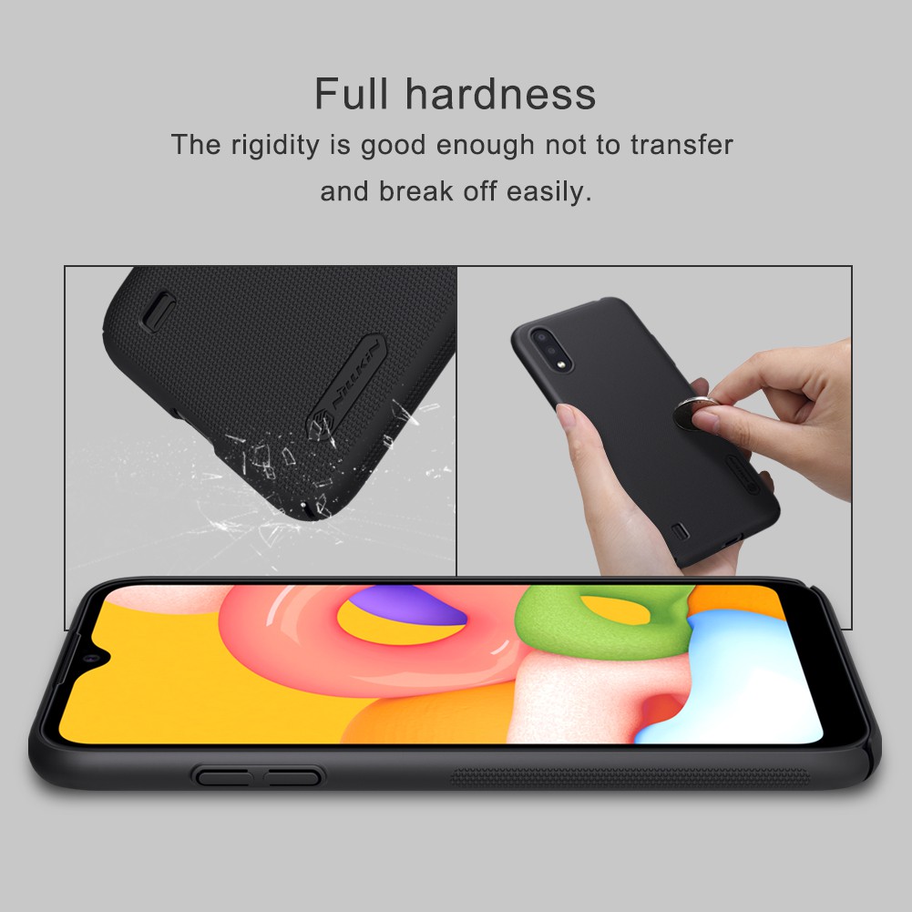 Hard Case SAMSUNG Galaxy A01 Nillkin Frosted Hardcase Original Casing Series