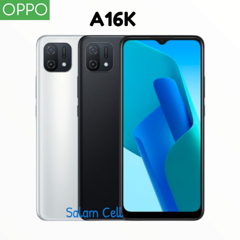 Oppo A16K Ram 4/64 GB IPX4 Original Garansi Resmi