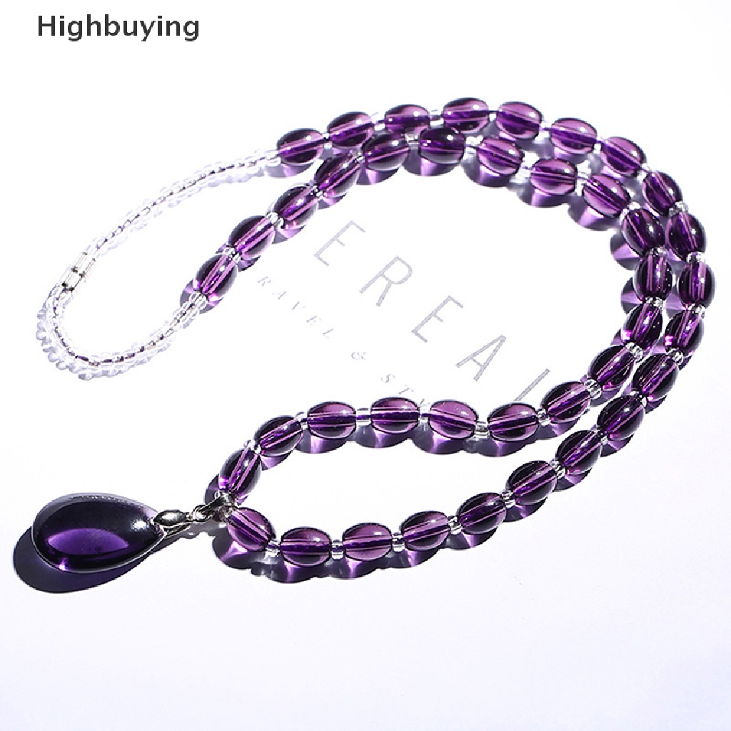 Hbid Batu Kristal Amethyst Untuk Dekorasi Kalung / Gelang