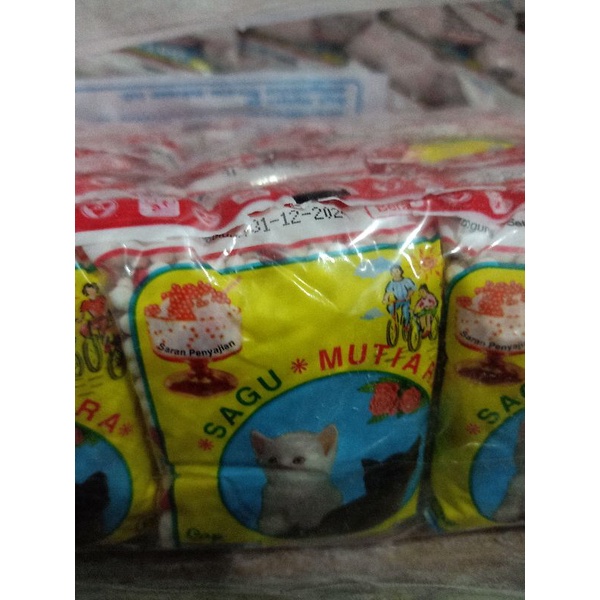 

Sagu mutiara cap kucing 100gr