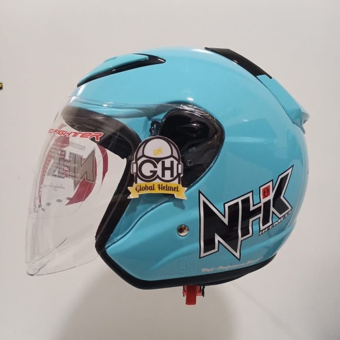 HELM HALF FACE NHK R6 NHK R-6 SOLID LIGHT TOSCA - M
