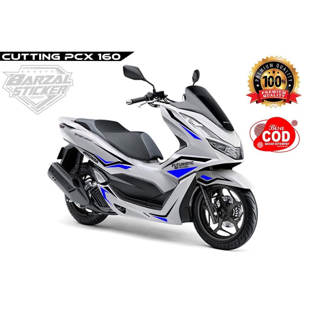Sticker PCX 160 PUTIH Cutting Stiker Pcx New
