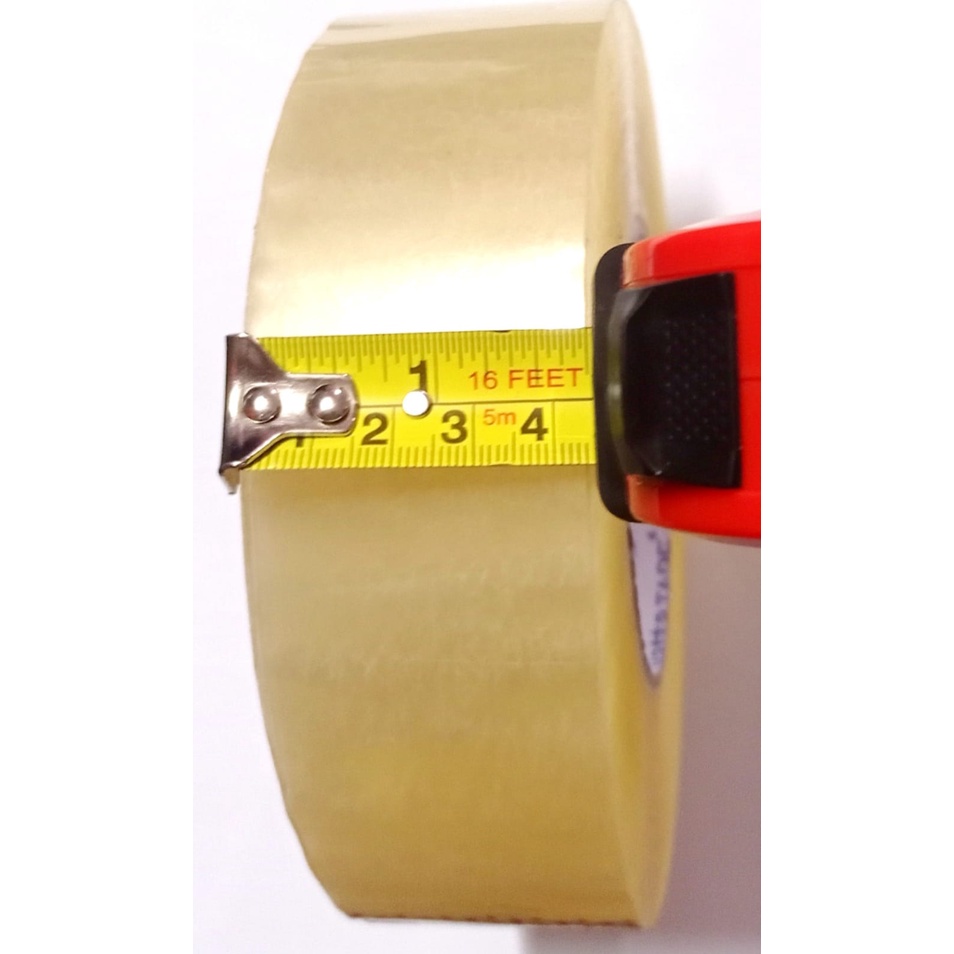 

RB Lakban Jumbo Besar Tebal Bening Coklat 2 INCH SUPER 45 MM 500yard 500 YARD 300 Meter 300 M 2