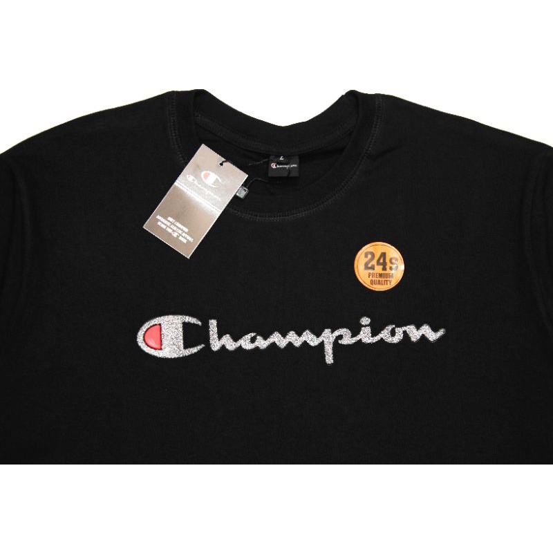 BAJU KAOS PRIA CHAMPION FLOKING / TIMBUL ORIGINAL PREMIUM HIGH QUALITY