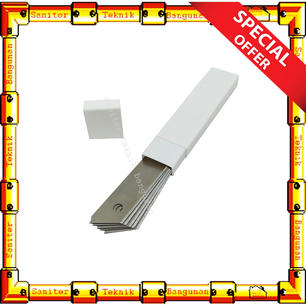 Refill Isi Cutter Besar 1 Pack Isi 5 Pcs Kenko Tajam
